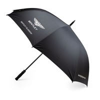 Bentley Official Golf Umbrella Black Fibreglass ribs storm wind proof