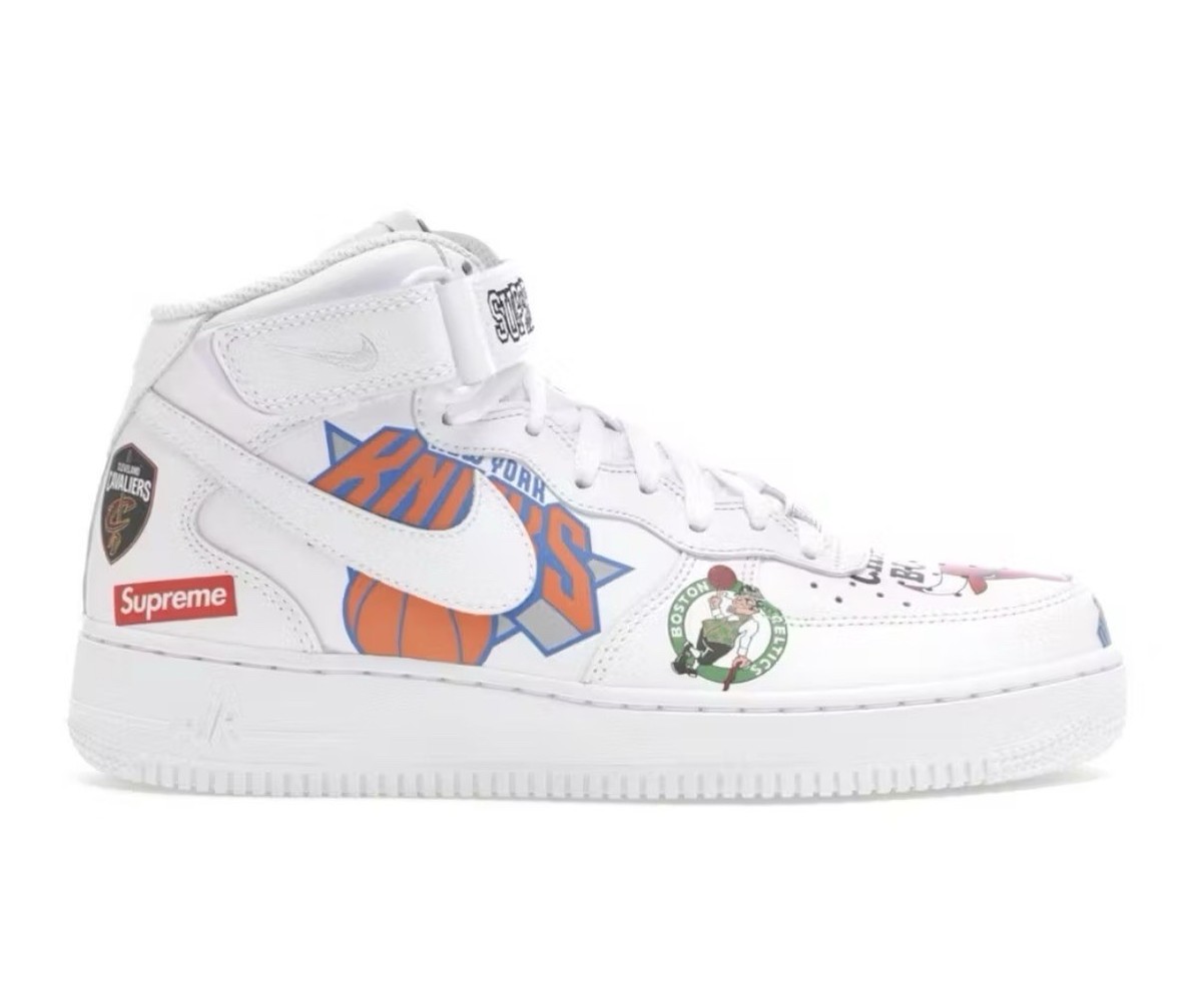 Nike Air Force 1 High Supreme NBA White Size 12 Brand New with Box