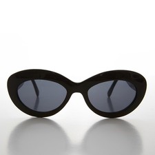Black Mod Cat Eye Vintage Sunglasses - Ginny