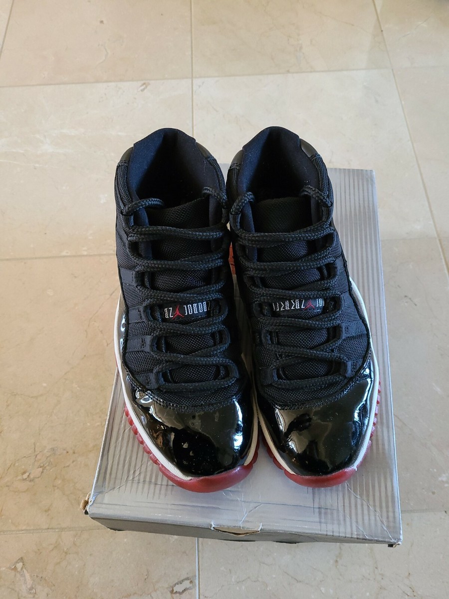 Air Jordan 11 Retro Bred 2001 Playoffs NIKE 1 136046-061 High OG