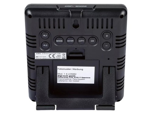 Auriol Digital Funk Wetterstation Außensensor LC-Display mit Grillempfehlung NEU - Bild 3 von 5
