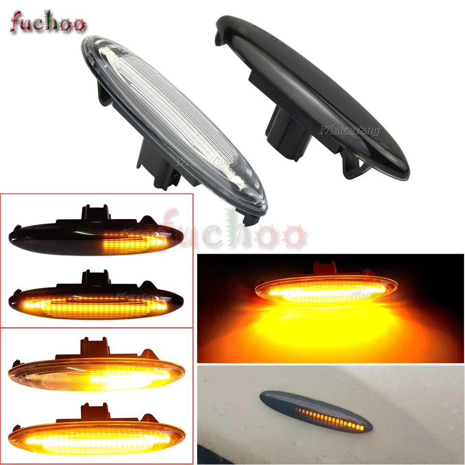 Luz de señalización lateral LED para Toyota Camry Crown Highlander Kluger Mark IS250 IS350 Foto 3 de 4