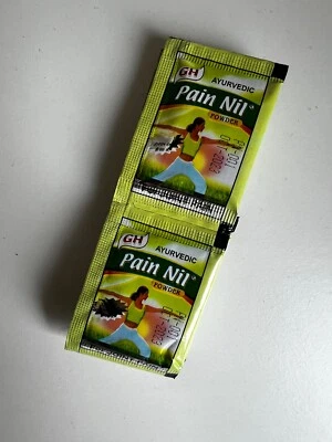 Pain Nil Joint Pain Ayurvedic Powder (14 Pack) Herbal Pain Relief Powder - NEW