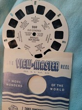 Viewmaster Reel 268 Old Covered Bridges New England Sawyer's