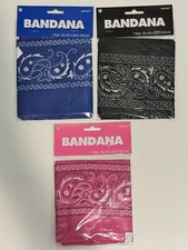 Set of 3 Bandanas New 