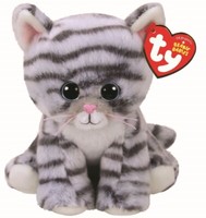 Original Ty Beanie Babies Grau Getigerte Katze 🐱 Millie 🐱 Reg. Ca. 15 Cm