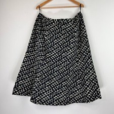 Vtg Talbots Women s Classic Silk Blend A-Line Midi Skirt Size 18W