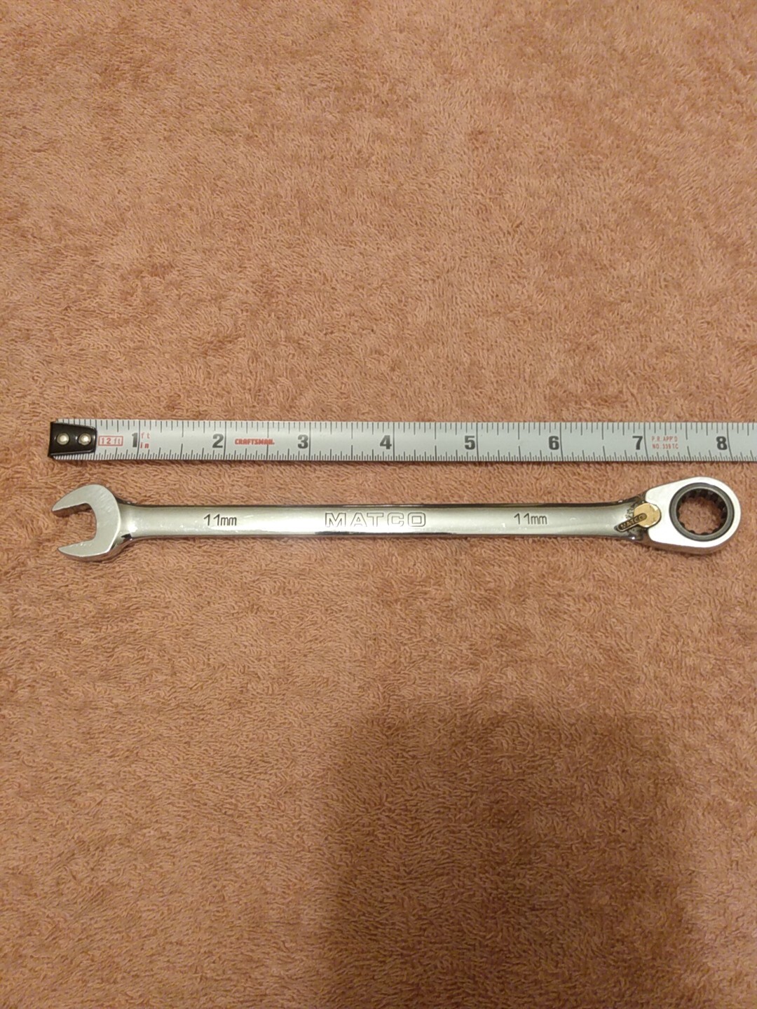 Matco Tools 11 Mm Reversible Ratchet Combination Wrench Extra Long eBay