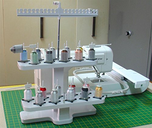 Embroidex - 20 Spool Thread Stand for All Home Embroidery Machines