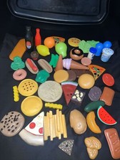 Pretend Play Food 50 Pieces Assorted Pizza Hamburger Icecream