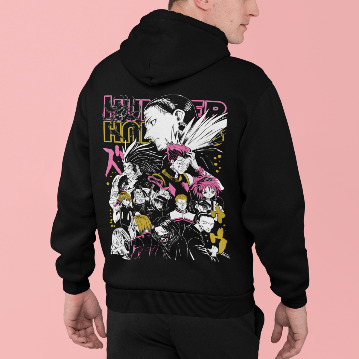 トップス KOUGA Character Hoodie S Jujutsu Kaisen Anime Zip Hoodie - Gojo Satoru Graphic Print
