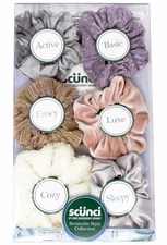 Scunci The Original Scrunchie Style Collection Gift Set, 6 count