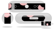 Skin for Beats Pill Plus Lots of Dots Pink on Black Decal Wrap