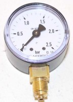 "Afriso Rohrfedermanometer Industrie Radial 40Mm DN6 1/8\""
