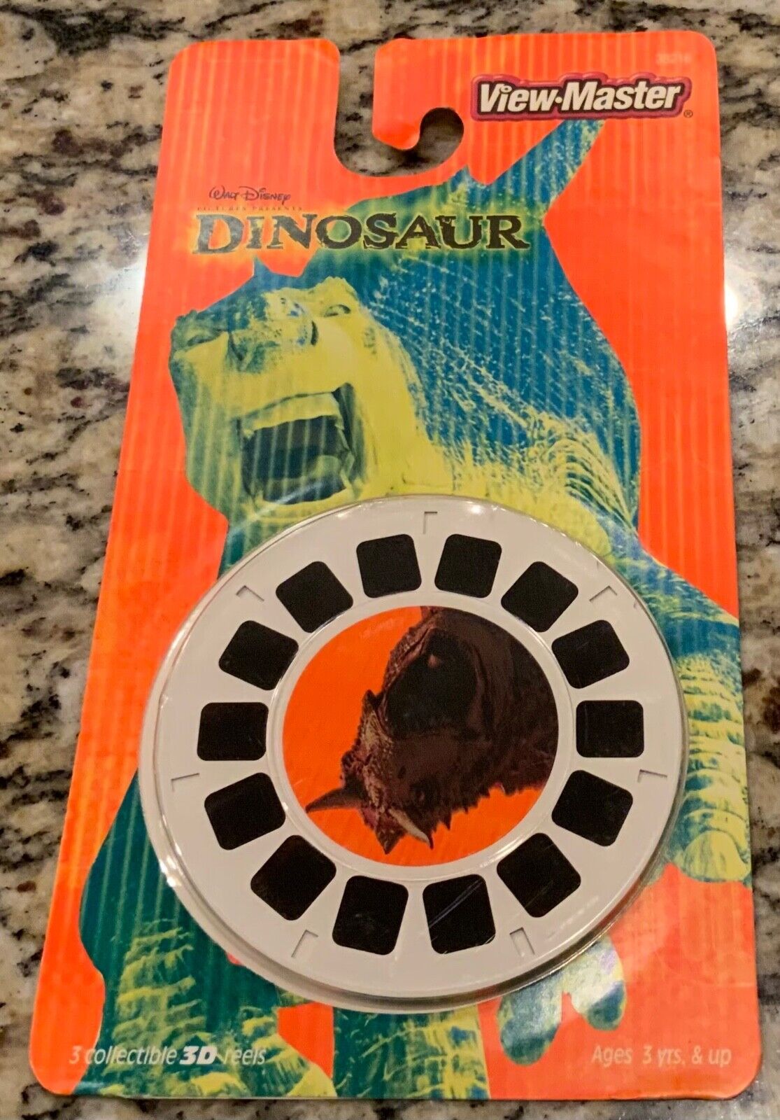 Dinosaur View-Master Walt Disney 3D Reel Set Viewmaster No. 38216 Vintage  T-Rex