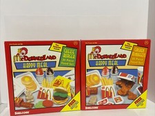 Shelcore McDonald's Cheeseburger  Chicken McNuggets Happy Meal Food Set/Read