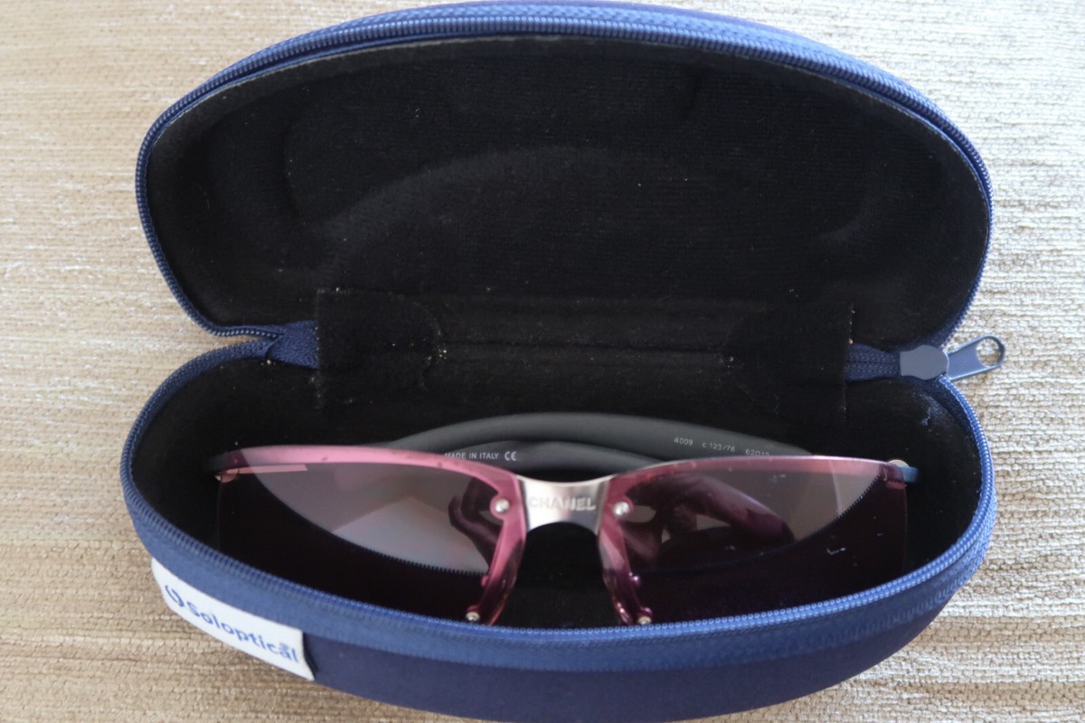 CHANEL 4009 RIMLESS SUNGLASSES SILVER AND GREY A WOMENS 