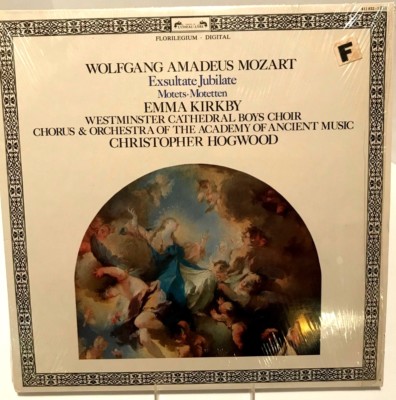 Mozart Exsultate Jubilate Emma Kirby C.Hogwood Digital LP L'Oiseau Lyre