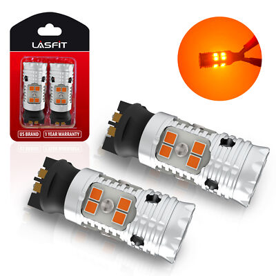 LASFIT PWY24W PW24W LED Front Turn Signal Blinker Canbus for VW PASSAT 2016-2018