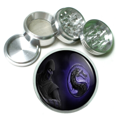 Ninja D9  Titanium Herb Grinder 4 Piece Hand Mueller