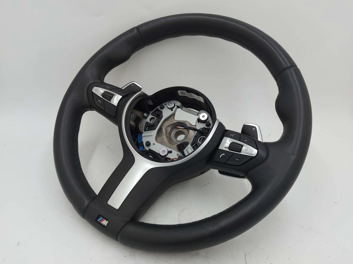 15-19 BMW X6 Steering Wheel Black M Package Paddle Shifters 