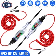 2X 6-24V Digital Electric Voltage Circuit Tester Automotive Test Light Car Truck