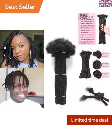 0,6 cm starke handgefertigte Dreadlock Extensions - 40 Stränge, Qualität