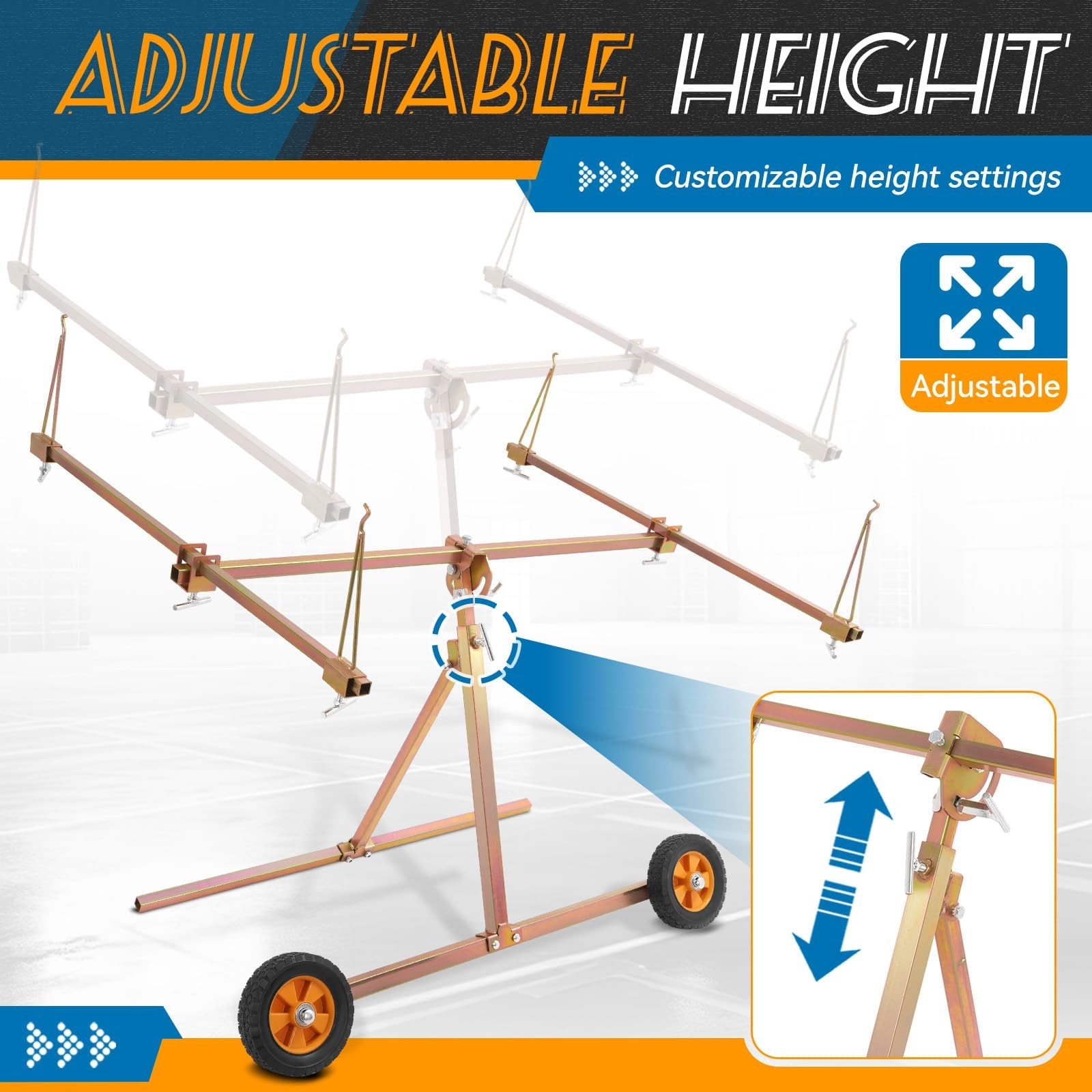 Universal Panel Paint Stand Rotating Panel Repair Stand Folding Design for Hoods