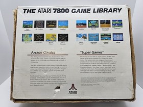 Atari 7800 Video Game Console w/ 2 Controllers And 5 Games *Read Description*