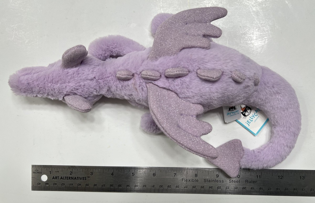 JellyCat Lavender Dragon Large - s Purple Flying Mythical