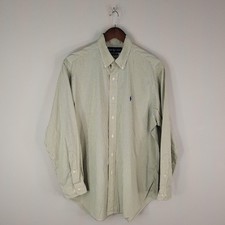 Ralph Lauren Shirt Mens Large 16-33 Classic Fit Button Down Check Dress Prep