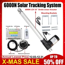 6000N 16" Linear Actuator&Controller&Complete Single Axis Solar Tracking Tracker