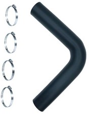  Pack 2/4" Gas Tank Filler Hose 90 degree with 4 Clamps,Reinforced 1 2 1/4" ID