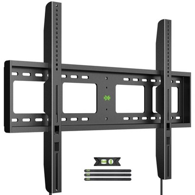 Heavy Duty Fixed TV Wall Mount for 65-100 inch Flat TVs, Max Load 200 Lbs, Lo...
