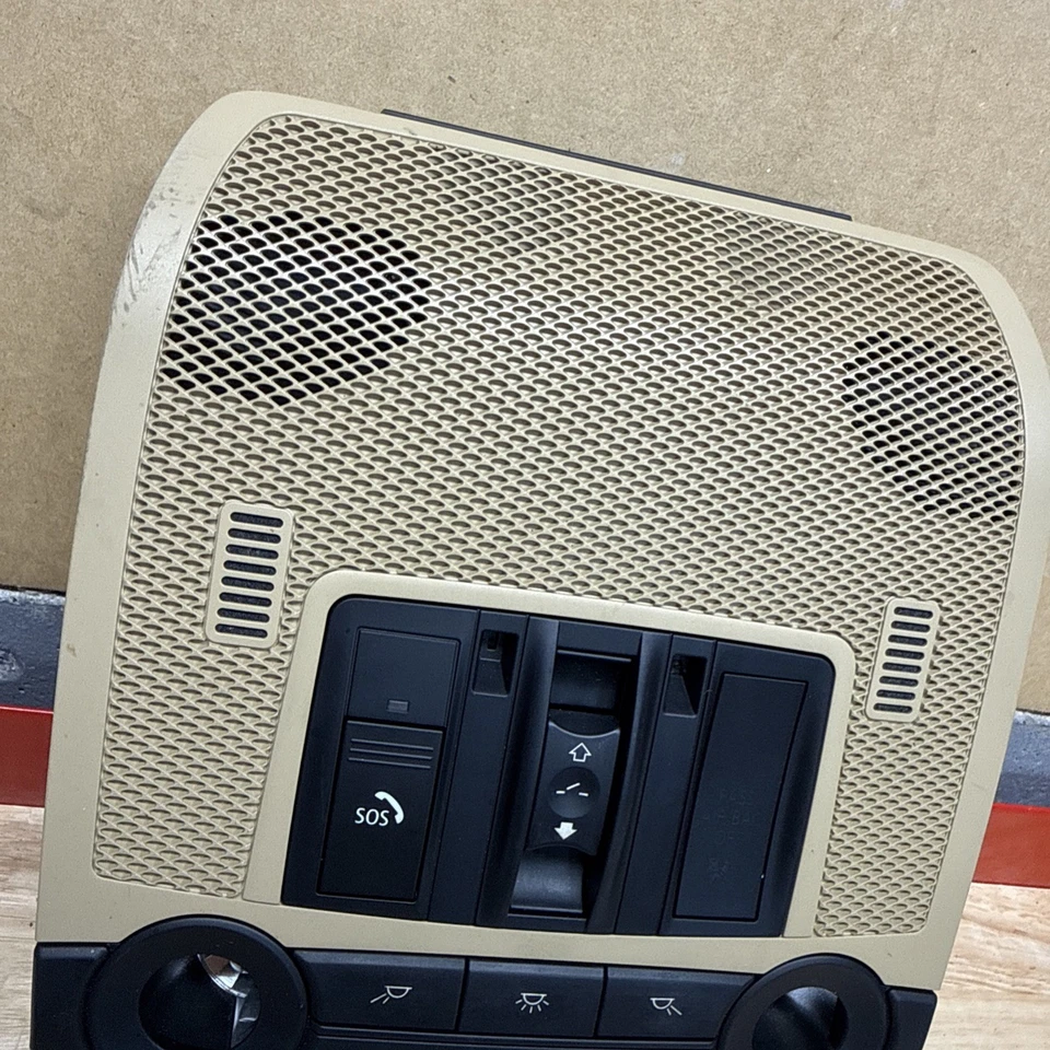 2008-2014 BMW X5 E70 - Dome Map Light Sun Roof Switch 9225941 Tan Foto 3 de 4