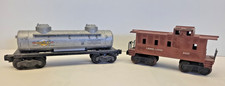 Lionel Sunoco Tank Car  6017 Caboose O Gauge Vintage Train Lot