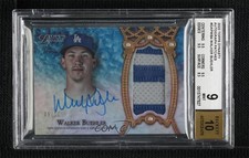 2022 Topps Dynasty 5/10 Walker Buehler #DAP-WB4 BGS 9 MINT Patch Auto 0sv2