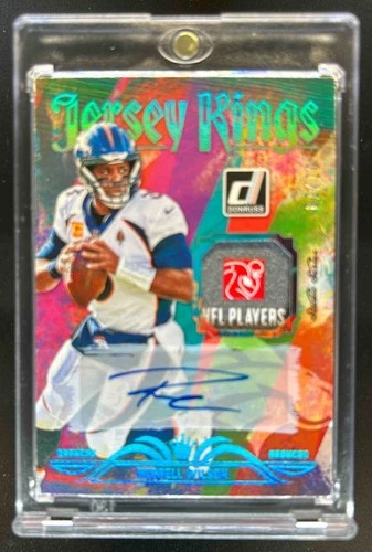 2023 Donruss Russell Wilson Jersey Kings Auto Tag Patch #/10 Broncos