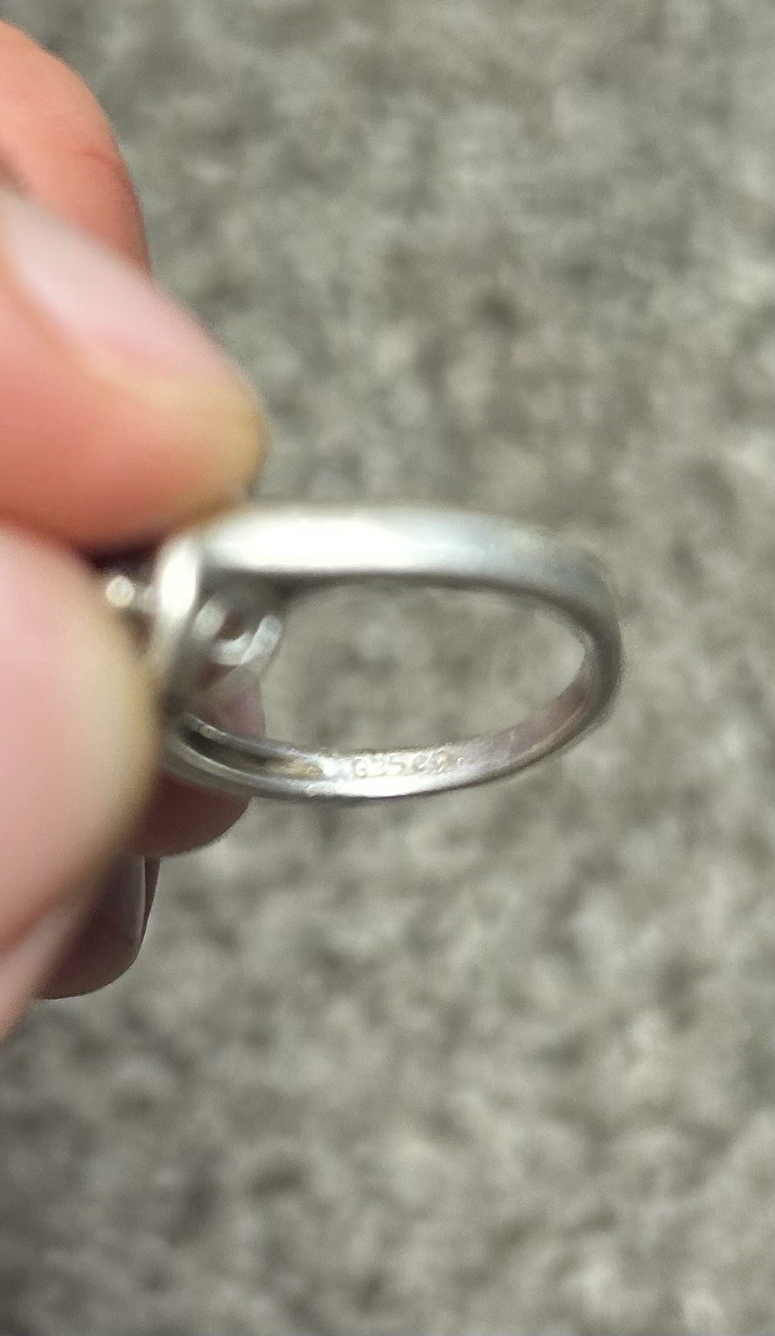 Diamond Ring Silver - image 2