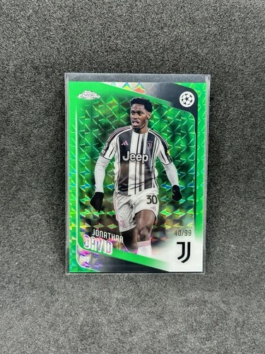 2025-26 TOPPS CHROME UEFA UCC JONATHAN DAVID GREEN GEOMETRIC #17 CANADA /99