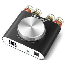 Facmogu M6 200W Mini Bluetooth 5.0 Audio Power Amplifier, 100Wx2 Dual... 