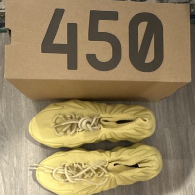 adidas Yeezy 450 Sulfur Men s Low Top Lace-Up Primeknit Sneakers HP5426
