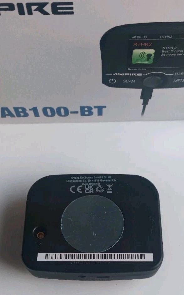 AMPIRE DAB 100-BT DAB Empfänger inkl Freisprech   Neu von More dB Car Audio - Bild 3 von 4