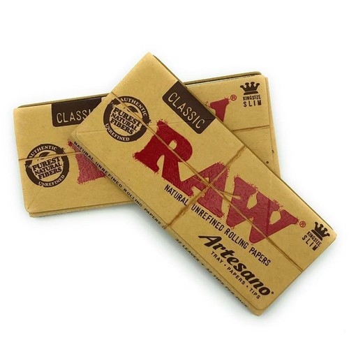 RAW Artesano Classic King Size Slim 32 Blättchen + 32 Tips + Bauunterlage - Afbeelding 2 van 2