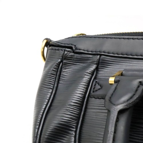 LOUIS VUITTON Louis Vuitton Epi Danura PM Handbag Noir Black Gold Hardwa #QOL82X - Picture 8 of 8