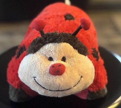 My Pillow Pets Ladybug Ms. Lady Bug Soft Red Black Plush Stuffed 11'' Small