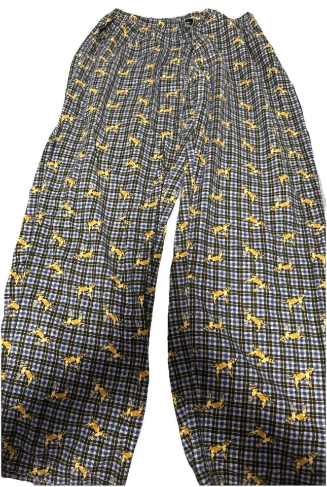 Lote de 3 pantalones de pijama para dormir para hombre azul marino con patrones 2 grandes 1 XL *Leer* Foto 4 de 4