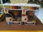 Pop Supernatural Castiel Figure #95 Summer Convention Ex. 2015 & Crowley #200 HT