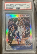 2019-20 Panini NBA Hoops Premium Stock-Shai Gilgeous-Alexander #80 Silver Prizm