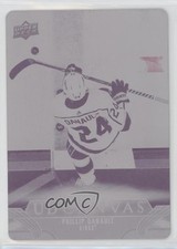 2023-24 Series 1 UD Canvas Printing Plate Magenta 1/1 Phillip Danault #C35 2o7